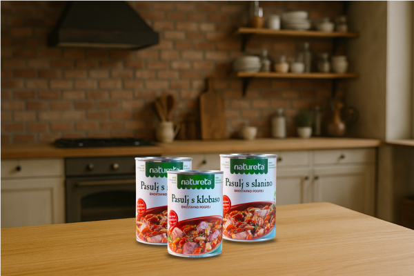 Latas de conservas marca Natureta