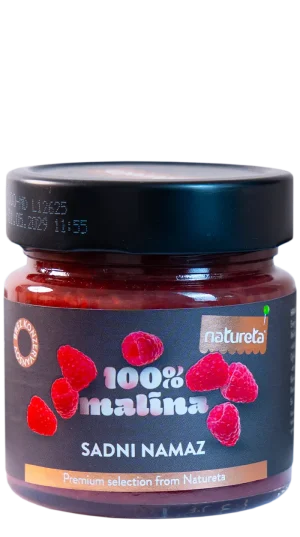 Mermelada de frambuesas Natureta. 100% malina Sadni namaz. Premium selection from Natureta